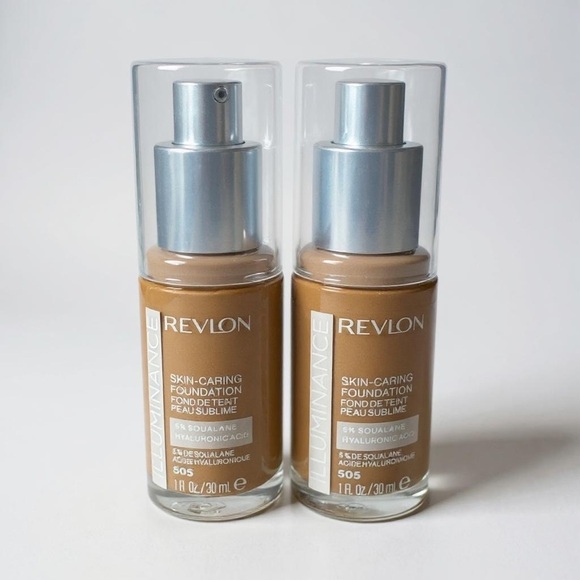 Bundle of 2 Revlon Illuminance Foundation – 505 Rich Sand – NIB - Picture 1 of 4